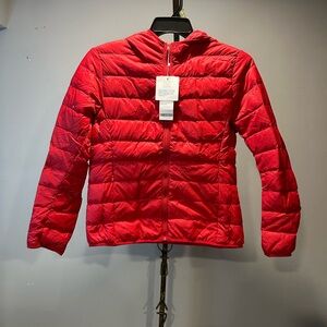 NWT Wenseny Red Quilted Women's Jacket